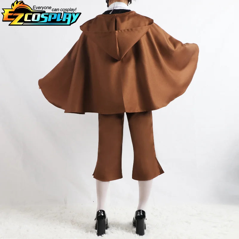 Anime Bungo Streunende Hunde Ranpo Edogawa Cosplay Kostüm Perücke Unisex Detektiv Uniform Mantel Halloween Edogawa Rampo Cosplay Kostüme