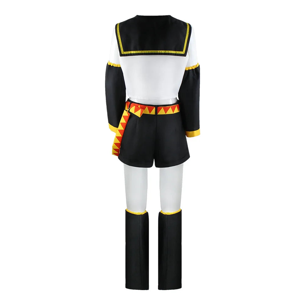 Anime Rin Len Cosplay Kostüm Len Rin Cosplay Len Kostüm Kopfbedeckungen Zubehör Kagamine JK Uniform Halloween Comic Con Outfit