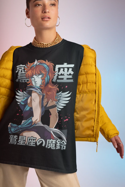 T-shirt Kurogane Ikki Saint Seiy Chevaliers du Zodiaque Manga Shun Shiryu