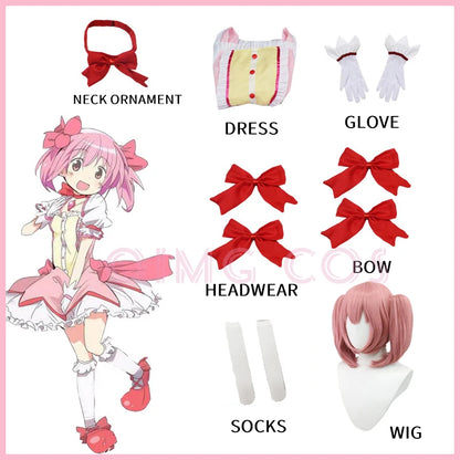 Kaname Madoka Akemi Homura Cosplay Costume Puella Magi Madoka Magica Adult Carnival Uniform Anime Halloween Costumes Women Game