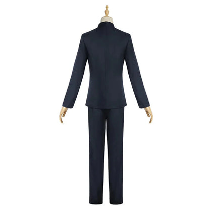 Gojo Satoru Cosplay Uniforme Jujutsu Kaisen Gojo Satoru Cosplay Costume Uniforme de Lycée Perruque Costume Halloween Costumes pour Hommes