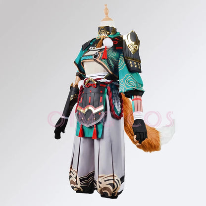 Genshin Impact Gorou Cosplay Costume Uniforme Perruque Anime Halloween Costumes pour Hommes Jeu