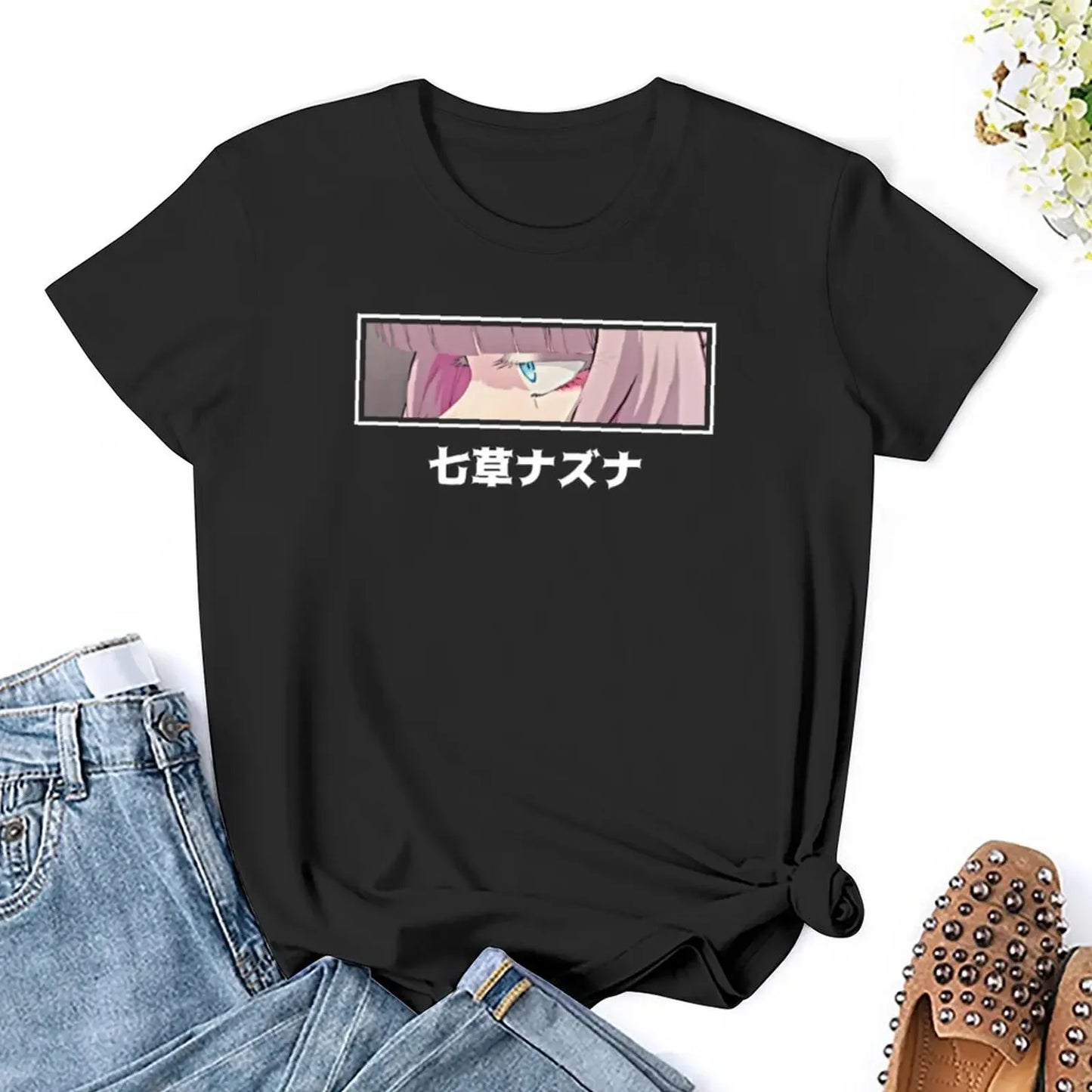 Nazuna Nanakusa - call of the night T-shirt summer clothes Aesthetic clothing t-shirt dress for Women graphic