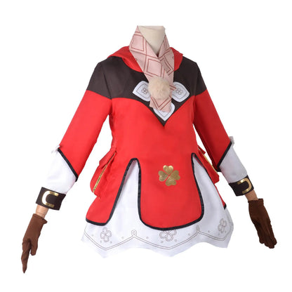 Genshin Impact Klee Cosplay Costume Uniforme Anime Style Chinois Halloween Costumes pour Enfants Fille Femmes Ke Li