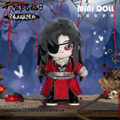 Anime Tian Guan Ci Fu Officiel Original Xie Lian/Hua Cheng Peluche Poupée 20cm Posture debout Poupées MDZS Cadeaux Halloween Vacances