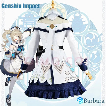 Barbara Cosplay Genshin Impact Kostüm Erwachsene Karneval Uniform Anime Halloween Party Kostüme Maskerade Frauen Spiel