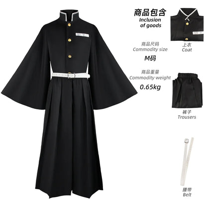 Costume de Cosplay de jeu Muichirou Anime Tokitou Muichirou uniforme Costume d'Halloween femmes hommes adulte haut + jupe + ceinture accessoire de Cosplay