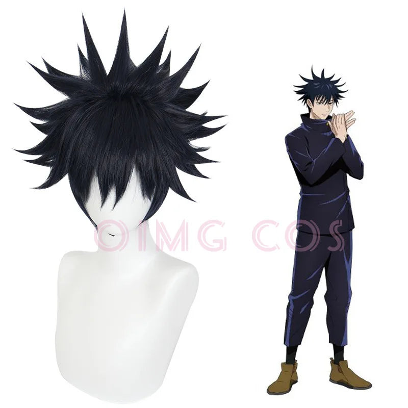 Jujutsu Kaisen Fushiguro Megumi Cosplay perruque Anime Halloween Costumes pour femmes jeu