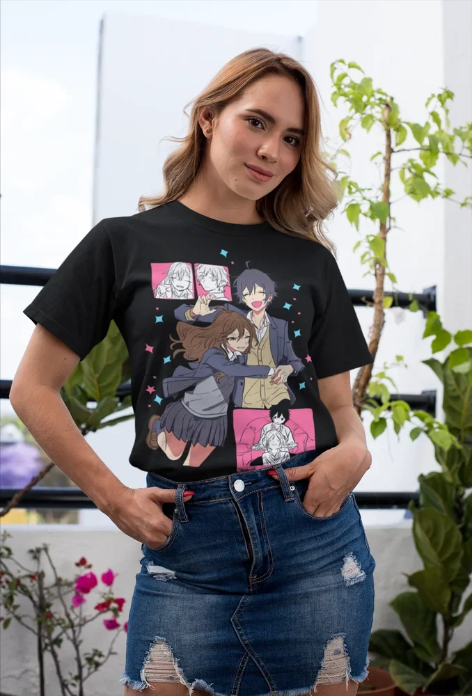 T-shirt Hori-san à Miyamura-kun Kawaii japonais Horimiya Gifts Shirt toutes tailles