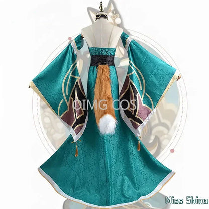 Genshin Impact Miss Hina Cosplay Costume Uniforme Perruque Anime Halloween Costumes Femmes Jeu