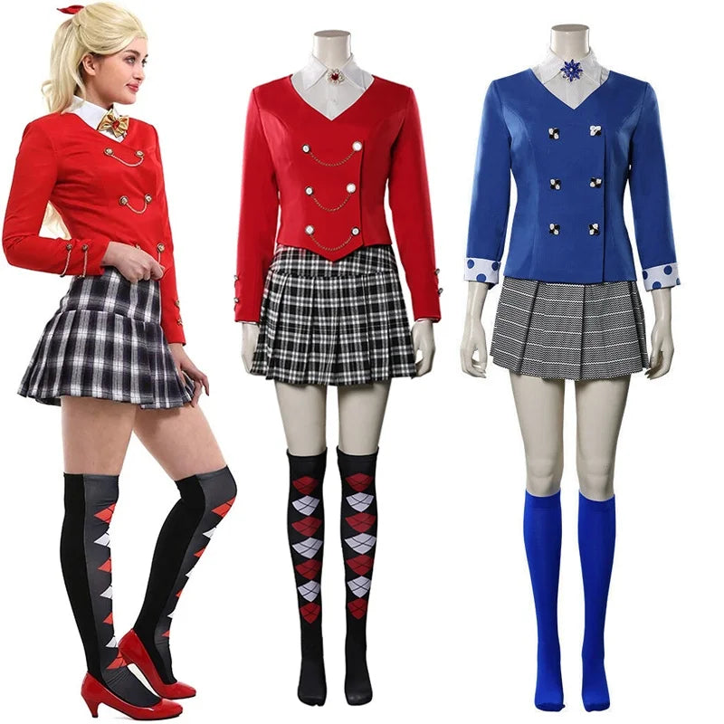 Costume de cosplay Veronica Sawyer pour femme - Costume d'Halloween Heathers the Musical - Jupe