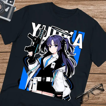 T-shirt Yuuka Blue archive T-shirt Blue archive Game Blue archive T-shirt Yuuka Fanart unisexe en ultra coton