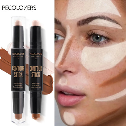 Base de maquillage de haute qualité, crème de fond de teint pour le visage, anti-cernes, contouring pour le visage, poudre bronzante, cosmétiques pour femmes