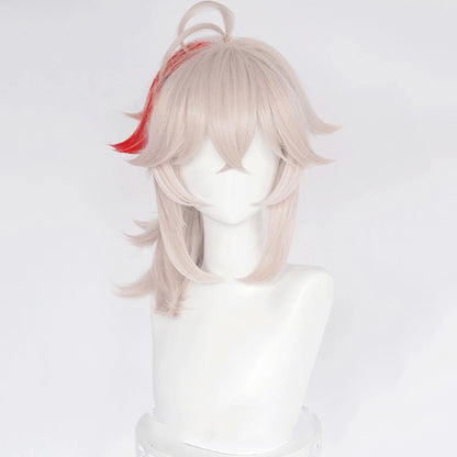 Kazuha Cosplay Wig Game Genshin Impact Heat Resistant Synthetic Hair Anime Cosplay Wigs + Wig Cap