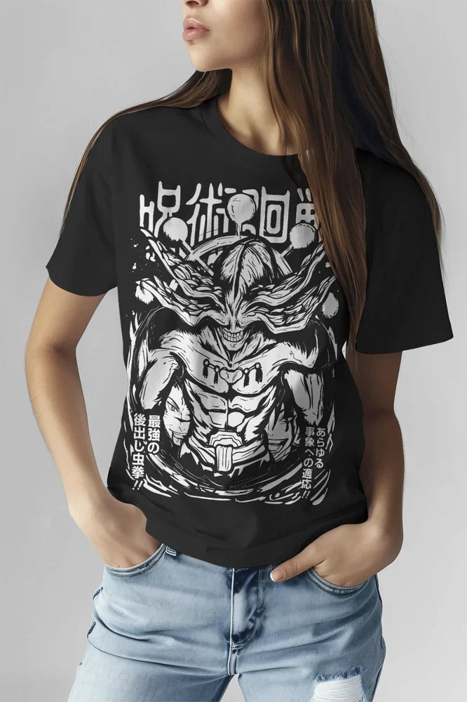 Mahoraga T-shirt Jujutsu Kaisen Gojo Satoru Megumi Fushiguro Soft Tee All Sizes