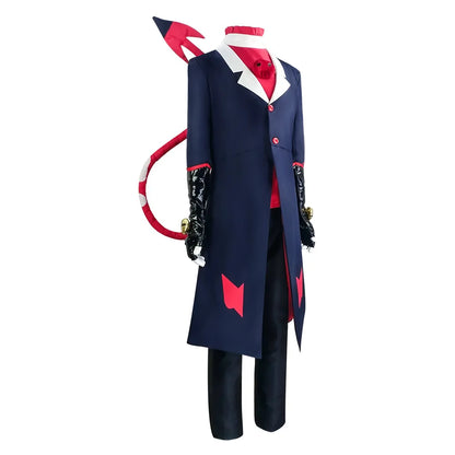 Anime Helluva Boss Blitzo Cosplay Kostüm HavingTail Party Uniform Anzug mit Schwanz Halloween Outfit für Männer Frauen Custom Prop