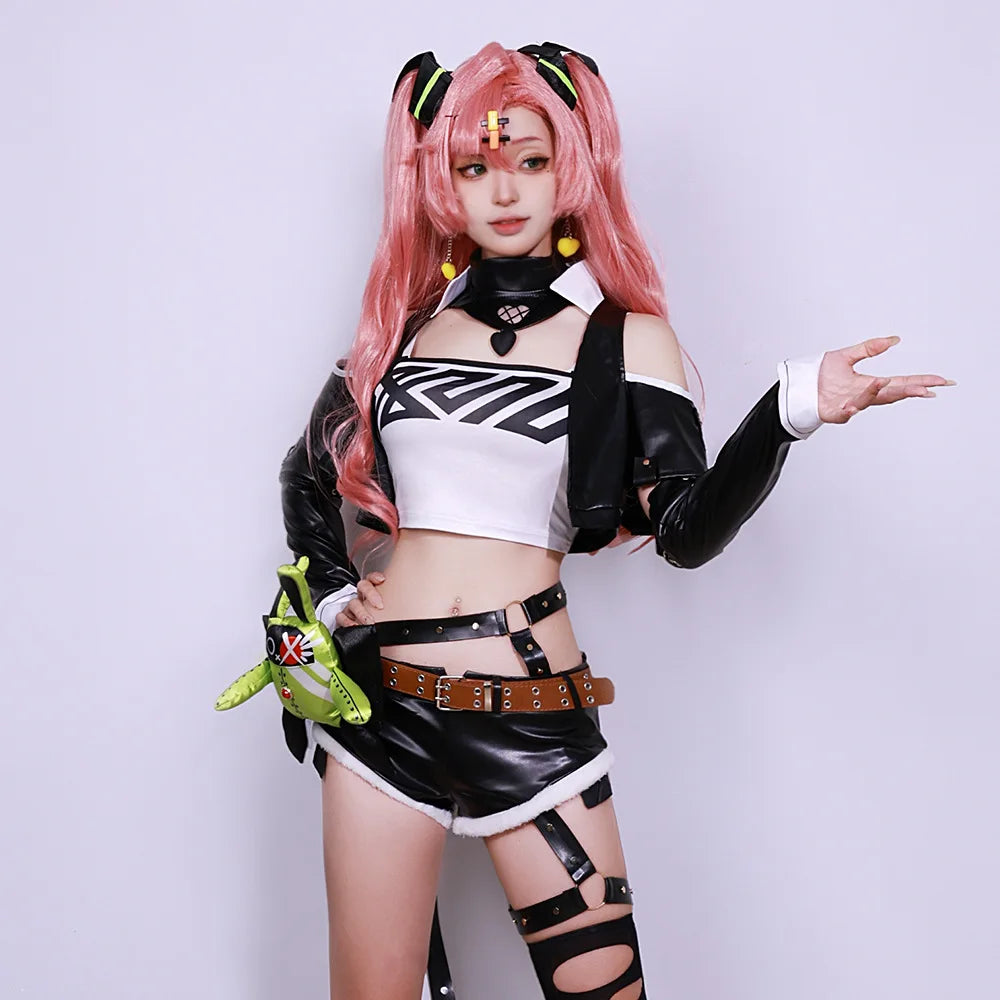 Nicole Demara Cosplay Costume Zenless Zone Zero Carnival Uniform Wig Anime Halloween Costumes Men Game