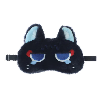 Spiel Held Katze Schlafmaske Cosplay Wanderer Kawaii Plüsch Katzen Cartoon Augenbinde weich tragen Freunde Geschenke