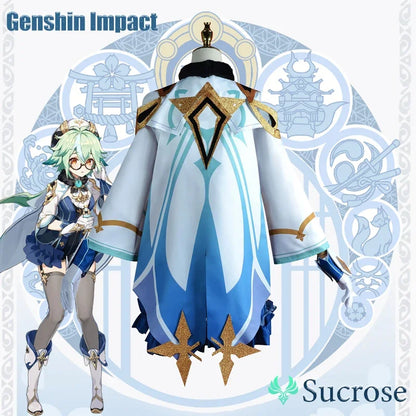 Genshin Impact Sucrose Cosplay Costume Adulte Carnaval Uniforme Anime Halloween Fête Costumes Mascarade Femmes Jeu