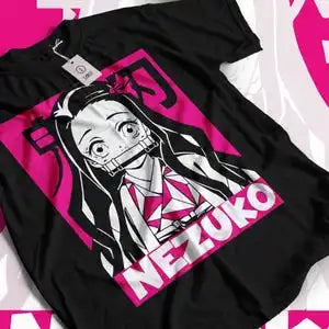 T-shirt spécial Demon Slayer Nezuko unisexe, t-shirt graphique animé, t-shirt manga