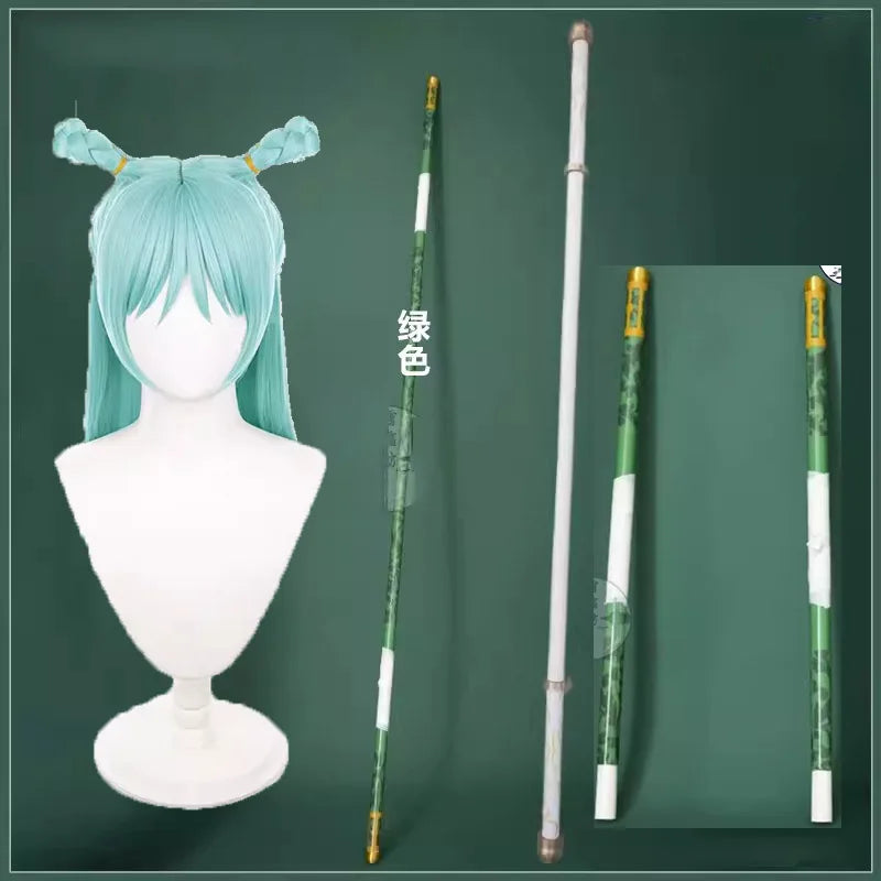 130CM Anime 115CM Kashimo Hajime Cosplay Accessoires Perruque Cosplay Accessoires Armes Pour Halloween Fête De Noël Arme Prop Perruque