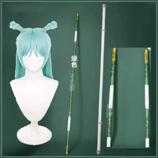 130CM Anime 115CM Kashimo Hajime Cosplay Accessoires Perruque Cosplay Accessoires Armes Pour Halloween Fête De Noël Arme Prop Perruque