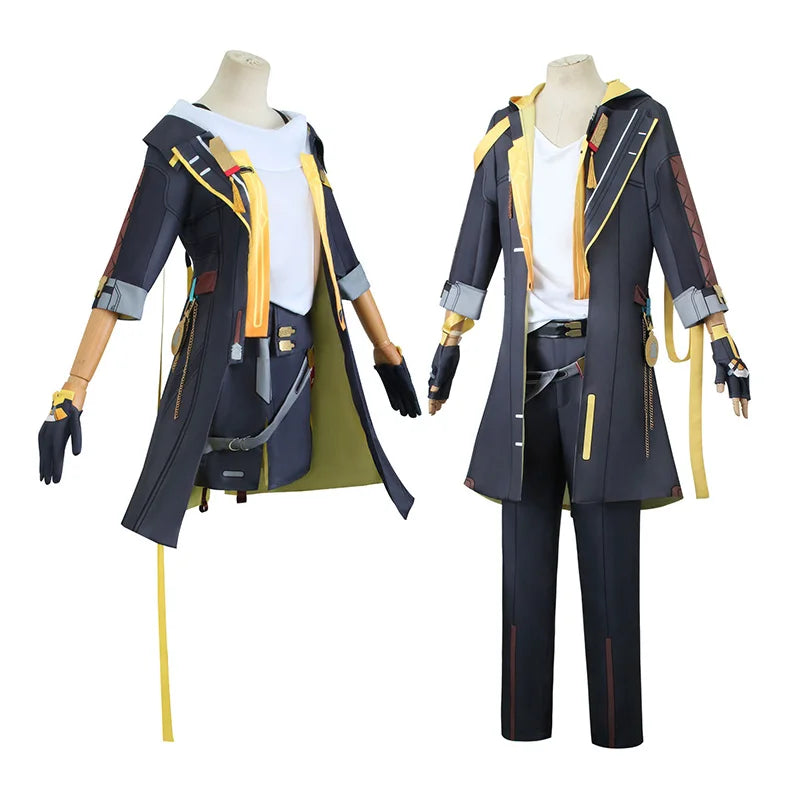 Costume de Cosplay Honkai Star Rail Trailblazer Stelle Caelus pour Halloween, Anime, Carnaval, Fête, Uniforme pour Hommes et Femmes, Gants Inclus