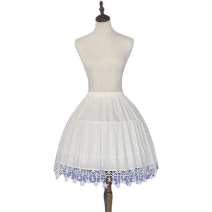 Petticoat Lolita Daily Adjustable Star Fishbone Petticoat Summer Dream Weaving Garden Lolita Violence Flower Petticoat