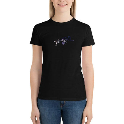 Call of the Night Scene T-Shirt Übergrößen Tops Schwergewichte Funnys Damen Sommerblusen 2024