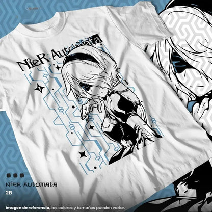 Nier Automata T-Shirt YoRHa 2B Kawaii AnimeGirl Gift T-shirt