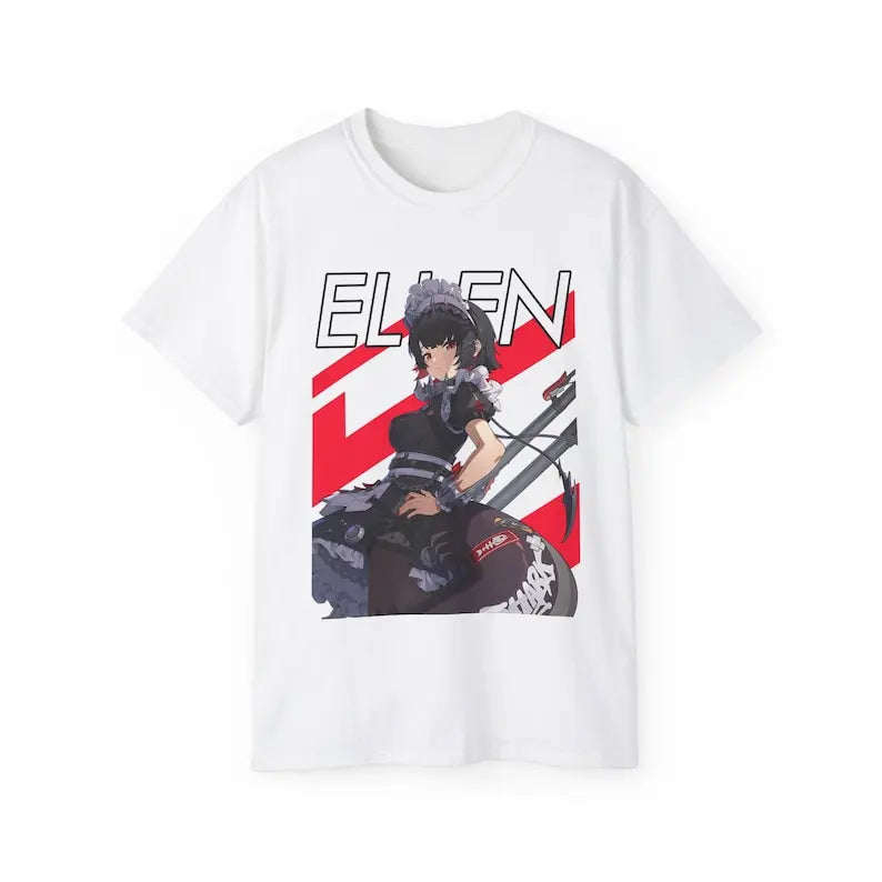 Zenless Zone Zero Ellen Joe Shirt Fan Ellen Waifu T-Shirt Unisex Ultra Cotton T-Shirt