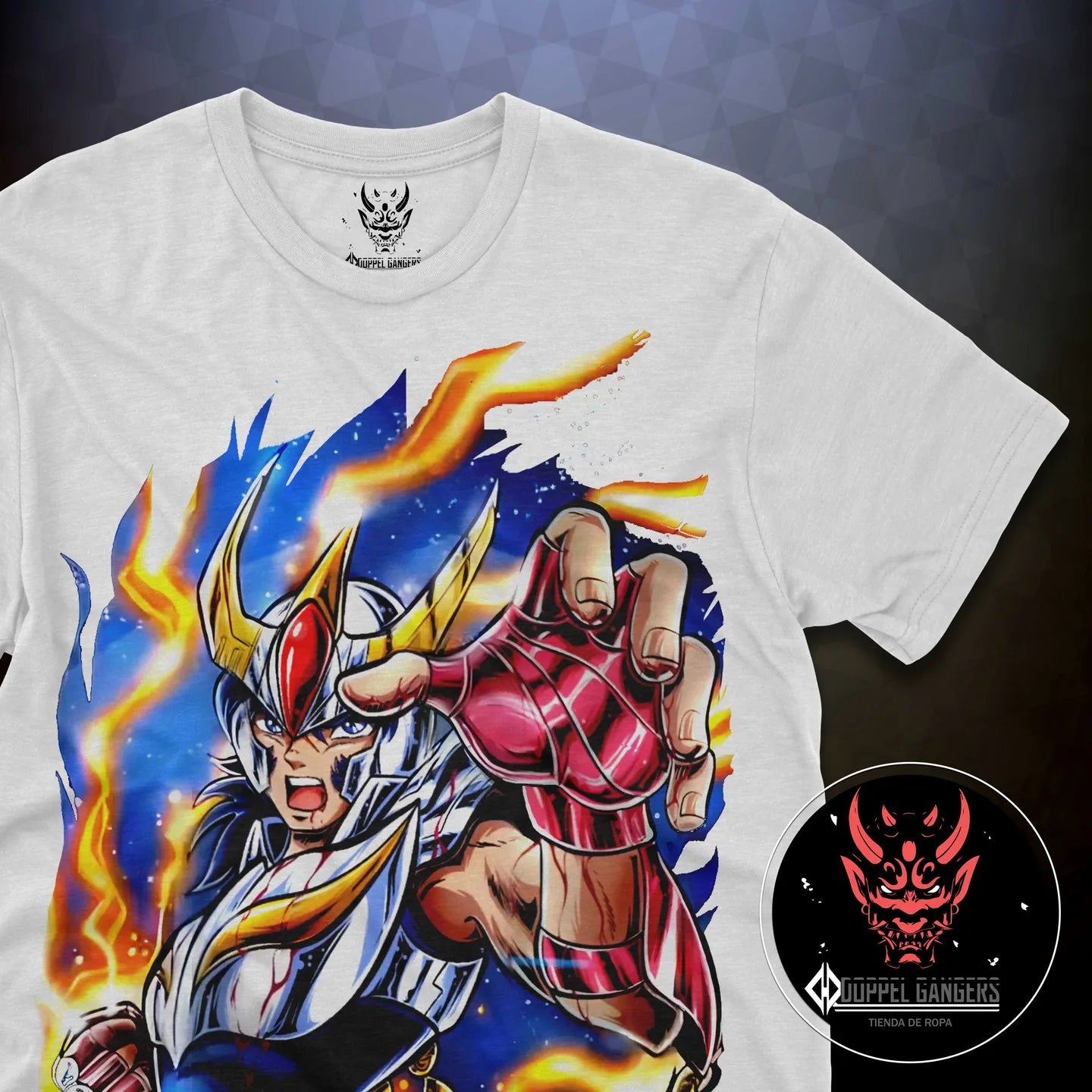 T-shirt Kurogane Ikki Saint Seiy, chevaliers du zodiaque, manga, anime, shun, shiryu