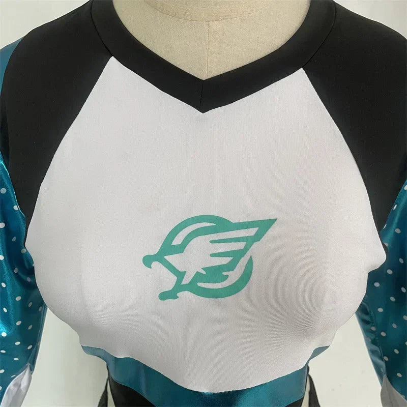 Uniforme de pom-pom girl Euphoria Tenue Maddy Perez Filles du lycée Femmes Équipe de sport musical Costume de pom-pom girl