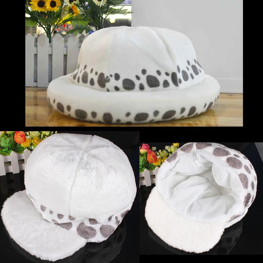 Chapeaux de cosplay Anime Trafalgar Law pour Halloween, costumes de fête, casquettes, une pièce