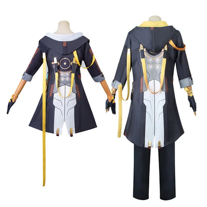 Costume de Cosplay Honkai Star Rail Trailblazer Stelle Caelus pour Halloween, Anime, Carnaval, Fête, Uniforme pour Hommes et Femmes, Gants Inclus