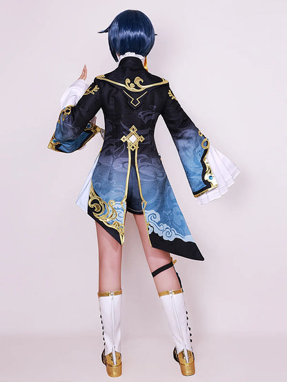 Costume de Cosplay Xingqiu Genshin Impact Uniforme de Carnaval Adulte Anime Costumes de Fête d'Halloween Jeu de Femmes