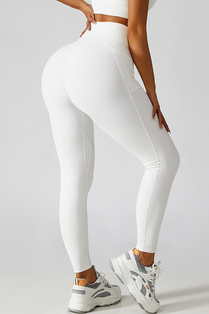 Legging actif taille croisée Basic Bae